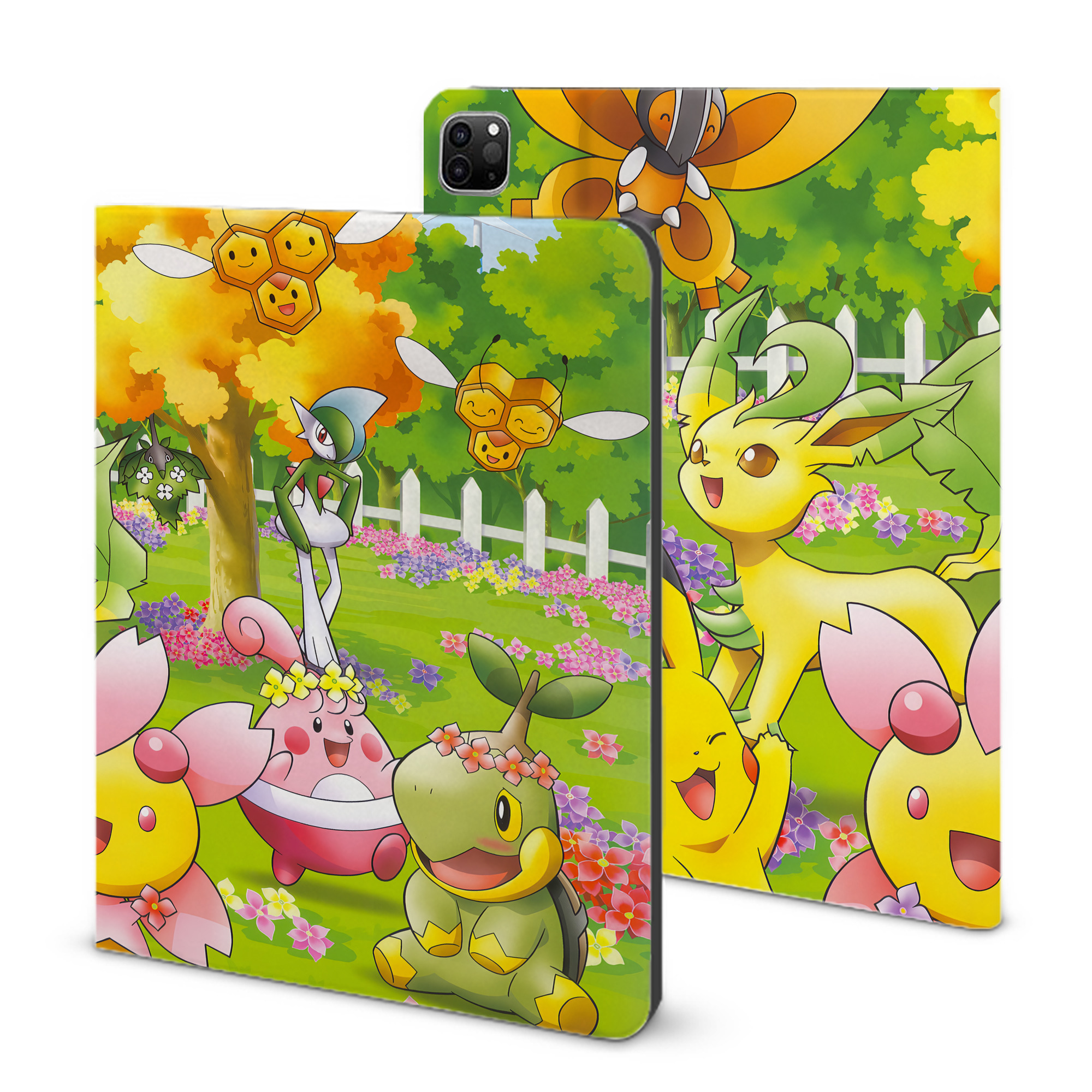 （画像用） ポケットモンスター Pokémon IPad ケース ブック型 PUレザー TPU 耐衝撃 軽量 薄型 ペン収納なし 全面保護 IPad 各モデル対応